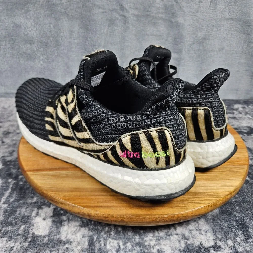 Adidas UltraBoost DNA Animal Pack Zebra Black Men’s Size 10 Running Shoes FZ2730